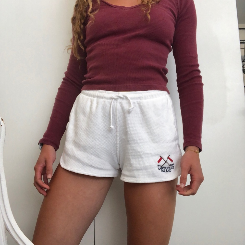 Brandy Melville burgundy long sleeve top